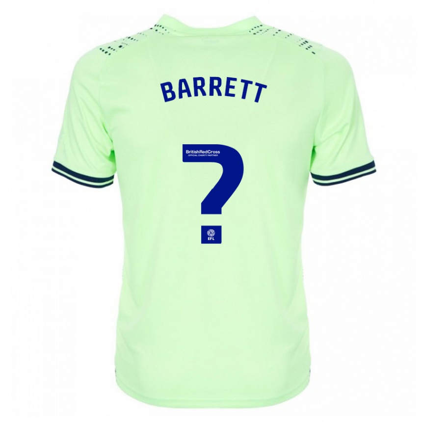 Kinder Fußball Josh Barrett #0 Marine Auswärtstrikot Trikot 2023/24 T-Shirt Luxemburg