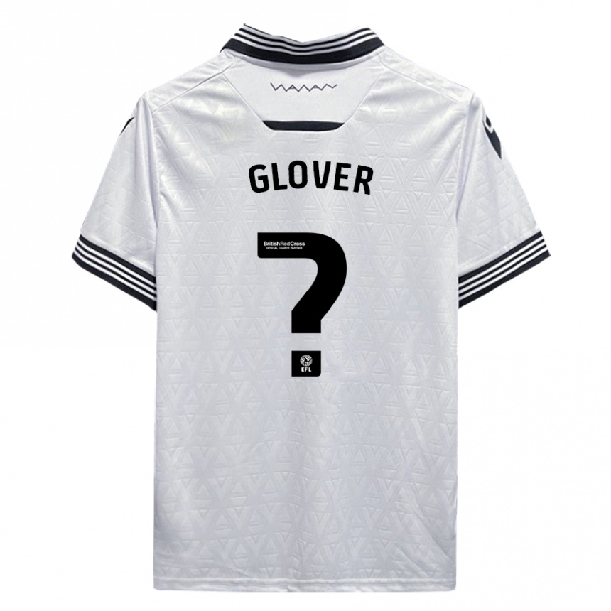 Kinder Fußball Jay Glover #0 Weiß Auswärtstrikot Trikot 2023/24 T-Shirt Luxemburg