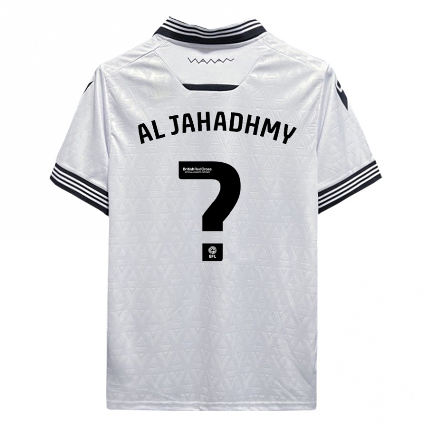 Kinder Fußball Murtadha Al-Jahadhmy #0 Weiß Auswärtstrikot Trikot 2023/24 T-Shirt Luxemburg