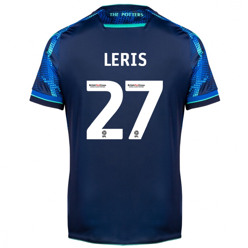 Kinder Fußball Mehdi Léris #27 Marine Auswärtstrikot Trikot 2023/24 T-Shirt Luxemburg