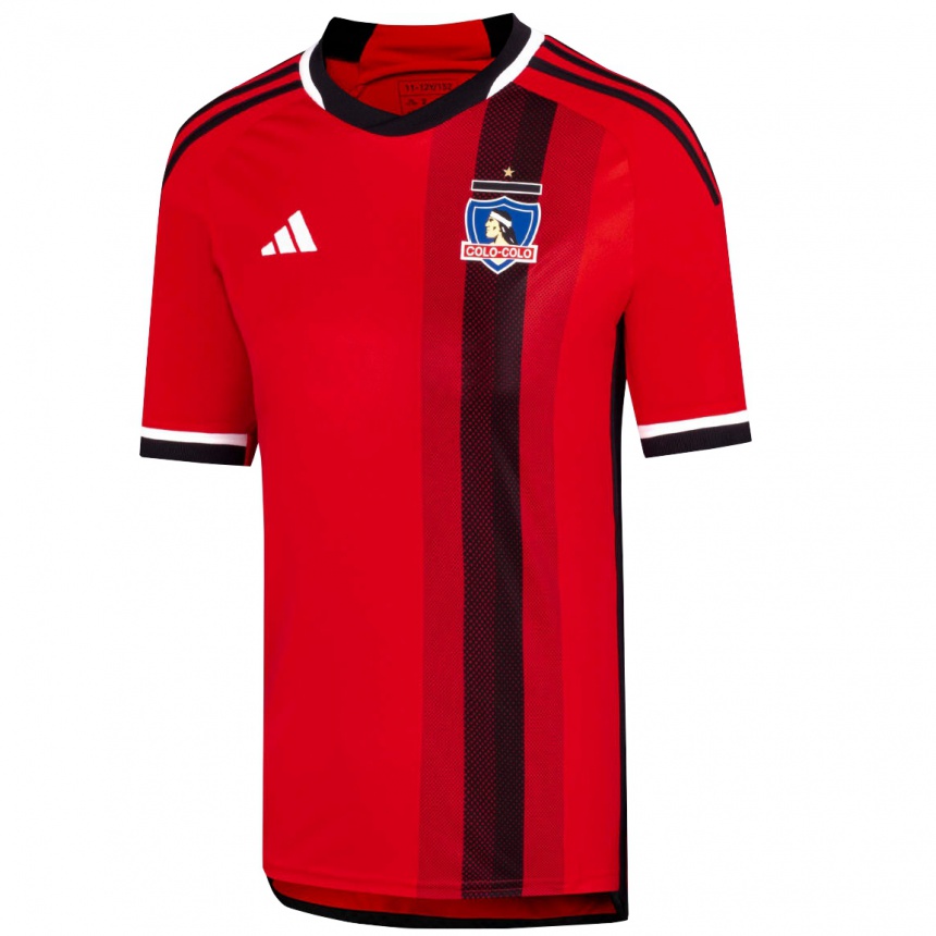Kinder Fußball Carlos Palacios #7 Rot Auswärtstrikot Trikot 2023/24 T-Shirt Luxemburg