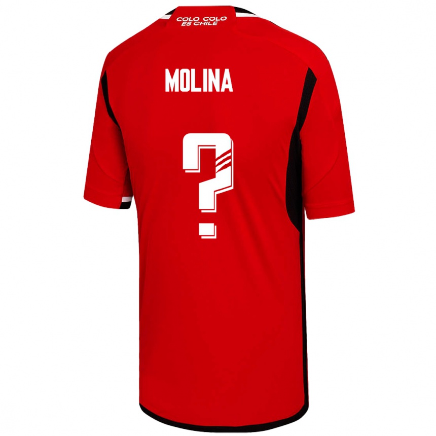 Kinder Fußball Byron Molina #0 Rot Auswärtstrikot Trikot 2023/24 T-Shirt Luxemburg
