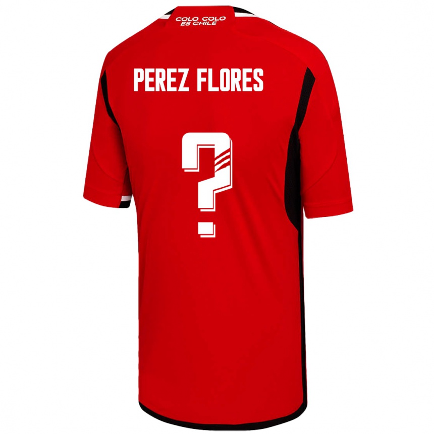 Kinder Fußball Benjamín Pérez Flores #0 Rot Auswärtstrikot Trikot 2023/24 T-Shirt Luxemburg