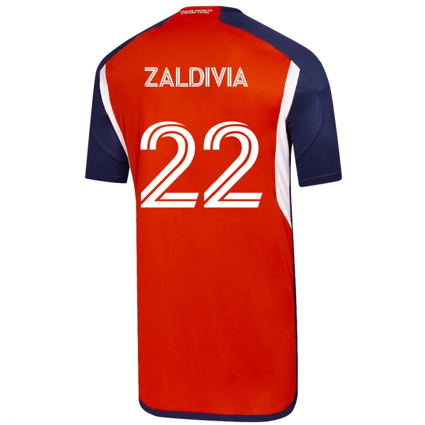 Kinder Fußball Matías Zaldivia #22 Weiß Auswärtstrikot Trikot 2023/24 T-Shirt Luxemburg