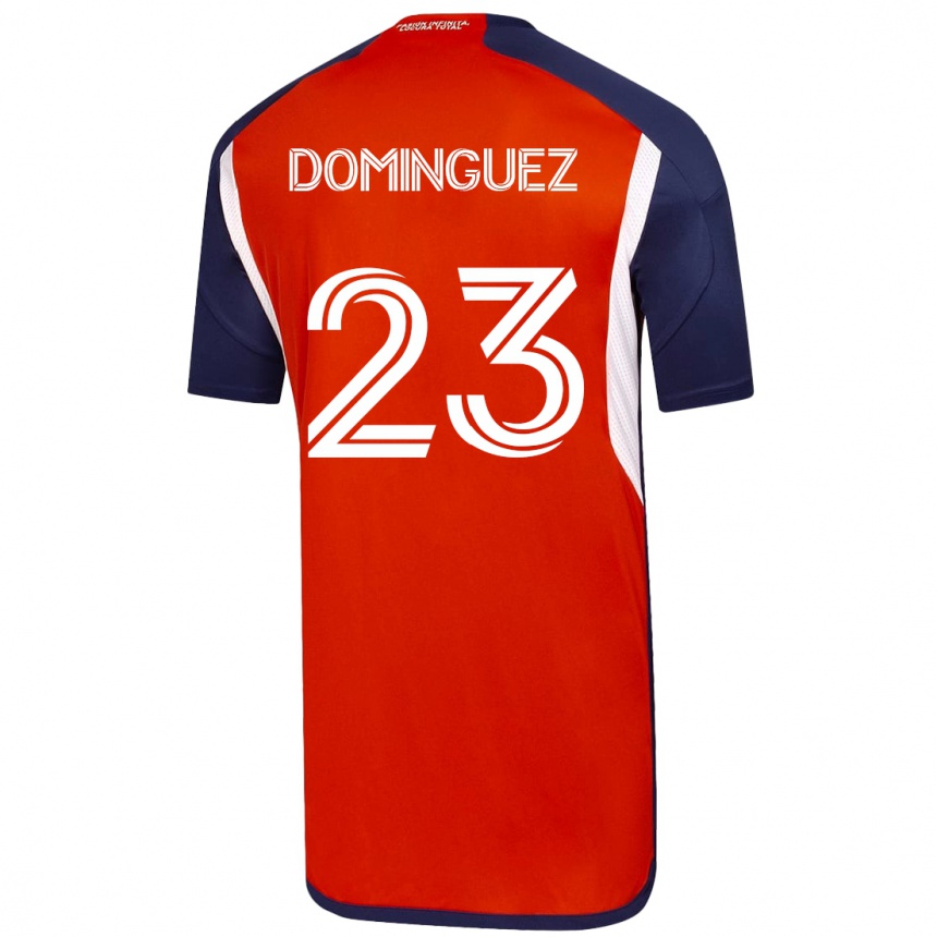 Kinder Fußball Nery Domínguez #23 Weiß Auswärtstrikot Trikot 2023/24 T-Shirt Luxemburg