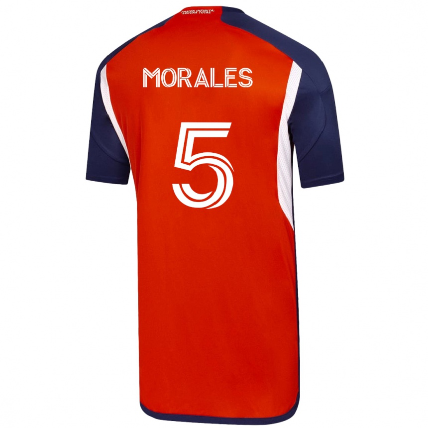 Kinder Fußball Mariana Morales #5 Weiß Auswärtstrikot Trikot 2023/24 T-Shirt Luxemburg