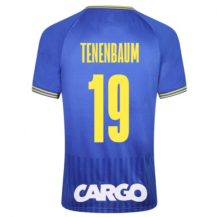 Kinder Fußball Daniel Tenenbaum #19 Blau Auswärtstrikot Trikot 2023/24 T-Shirt Luxemburg