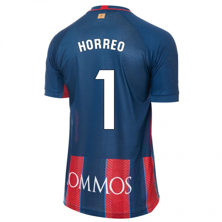 Herren Fußball Berto Hórreo #1 Marine Heimtrikot Trikot 2023/24 T-Shirt Luxemburg