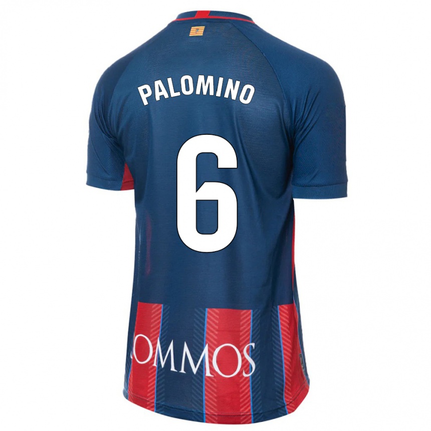 Herren Fußball Yolanda Palomino #6 Marine Heimtrikot Trikot 2023/24 T-Shirt Luxemburg