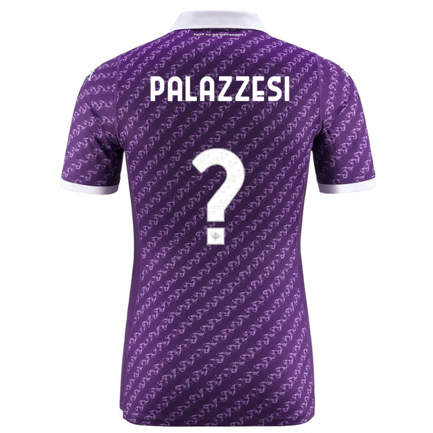 Herren Fußball Yuri Palazzesi #0 Violett Heimtrikot Trikot 2023/24 T-Shirt Luxemburg