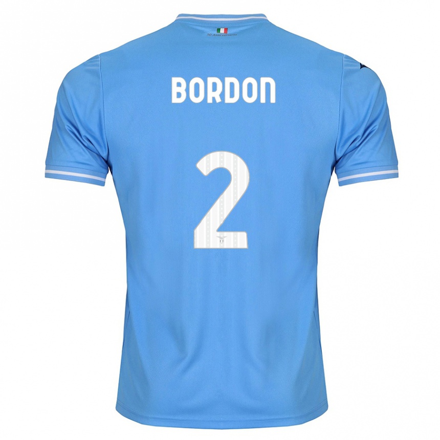 Herren Fußball Filipe Bordon #2 Blau Heimtrikot Trikot 2023/24 T-Shirt Luxemburg