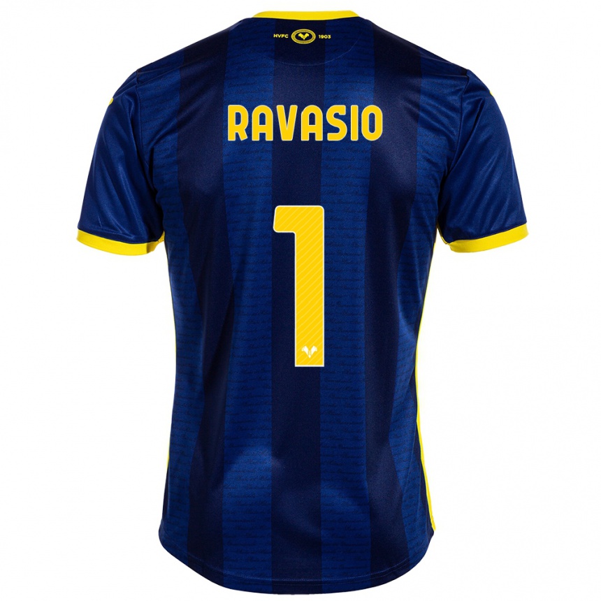 Herren Fußball Manuel Ravasio #1 Marine Heimtrikot Trikot 2023/24 T-Shirt Luxemburg