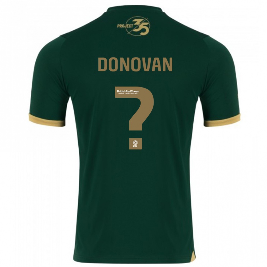 Herren Fußball Henry Donovan #0 Grün Heimtrikot Trikot 2023/24 T-Shirt Luxemburg