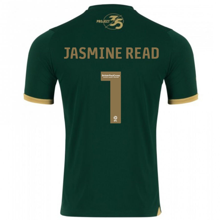 Herren Fußball Jasmine Read #1 Grün Heimtrikot Trikot 2023/24 T-Shirt Luxemburg