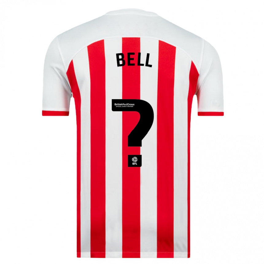 Herren Fußball Luke Bell #0 Weiß Heimtrikot Trikot 2023/24 T-Shirt Luxemburg