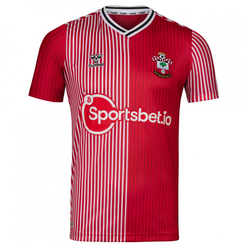 Herren Fußball Samuel Edozie #23 Rot Heimtrikot Trikot 2023/24 T-Shirt Luxemburg