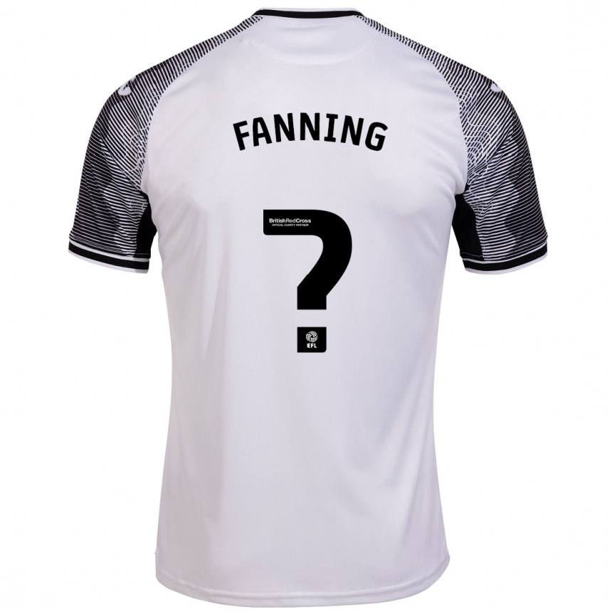 Herren Fußball Jack Fanning #0 Weiß Heimtrikot Trikot 2023/24 T-Shirt Luxemburg