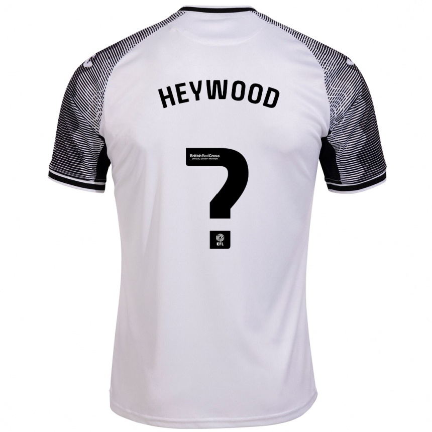 Herren Fußball Carter Heywood #0 Weiß Heimtrikot Trikot 2023/24 T-Shirt Luxemburg