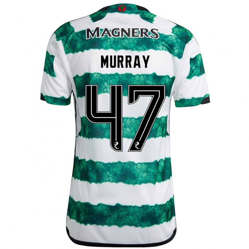 Herren Fußball Dane Murray #47 Grün Heimtrikot Trikot 2023/24 T-Shirt Luxemburg
