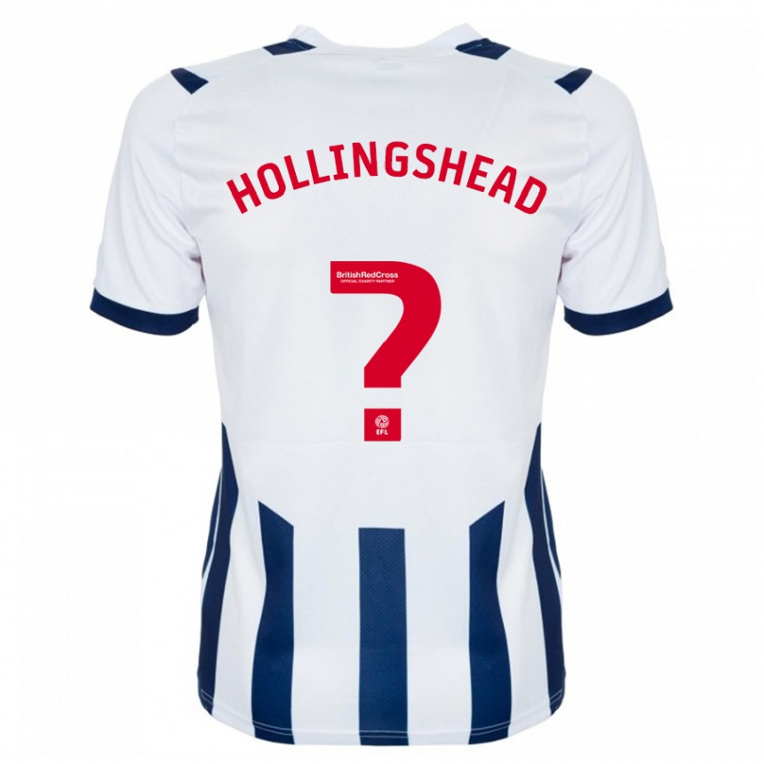 Herren Fußball Ronnie Hollingshead #0 Weiß Heimtrikot Trikot 2023/24 T-Shirt Luxemburg