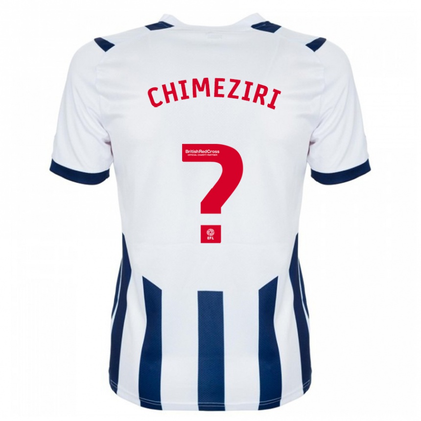 Herren Fußball Dan Chimeziri #0 Weiß Heimtrikot Trikot 2023/24 T-Shirt Luxemburg