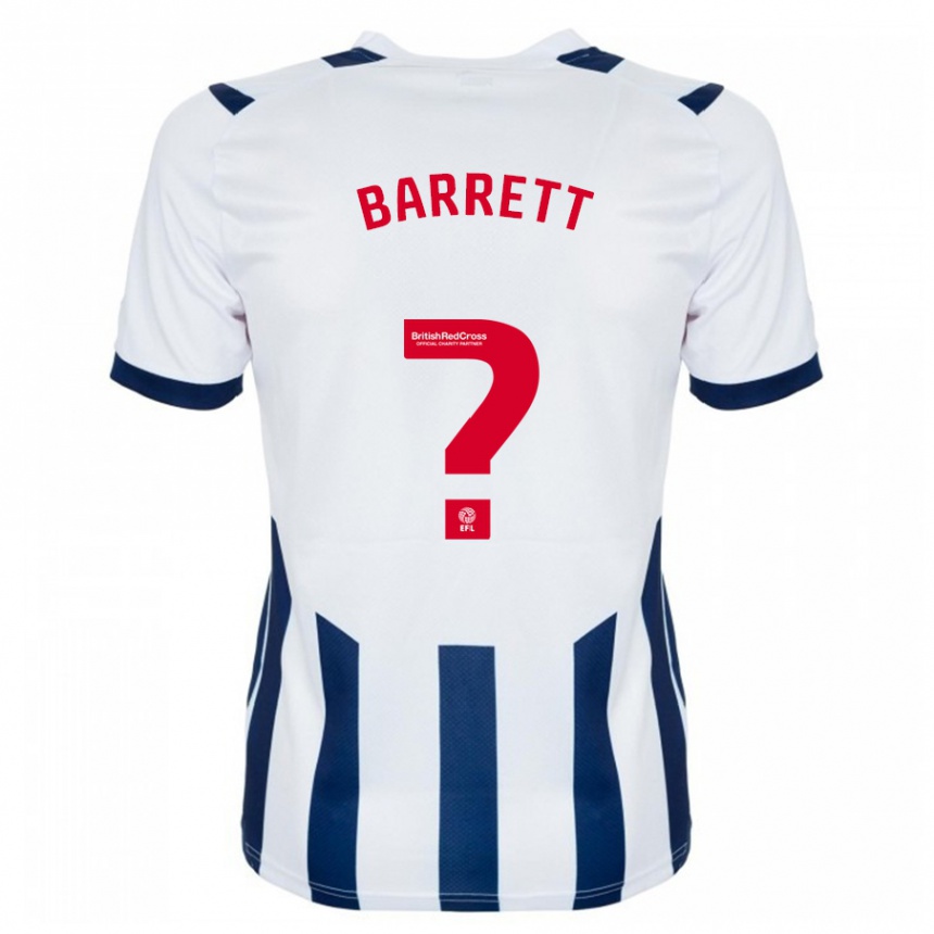 Herren Fußball Josh Barrett #0 Weiß Heimtrikot Trikot 2023/24 T-Shirt Luxemburg