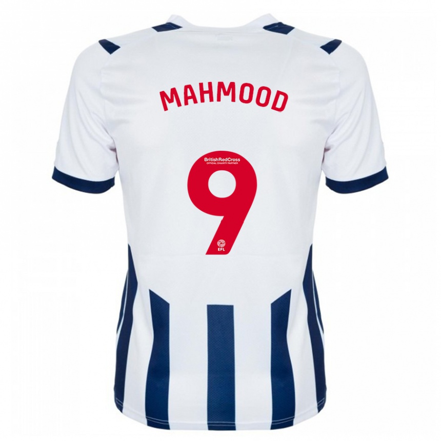 Herren Fußball Mariam Mahmood #9 Weiß Heimtrikot Trikot 2023/24 T-Shirt Luxemburg