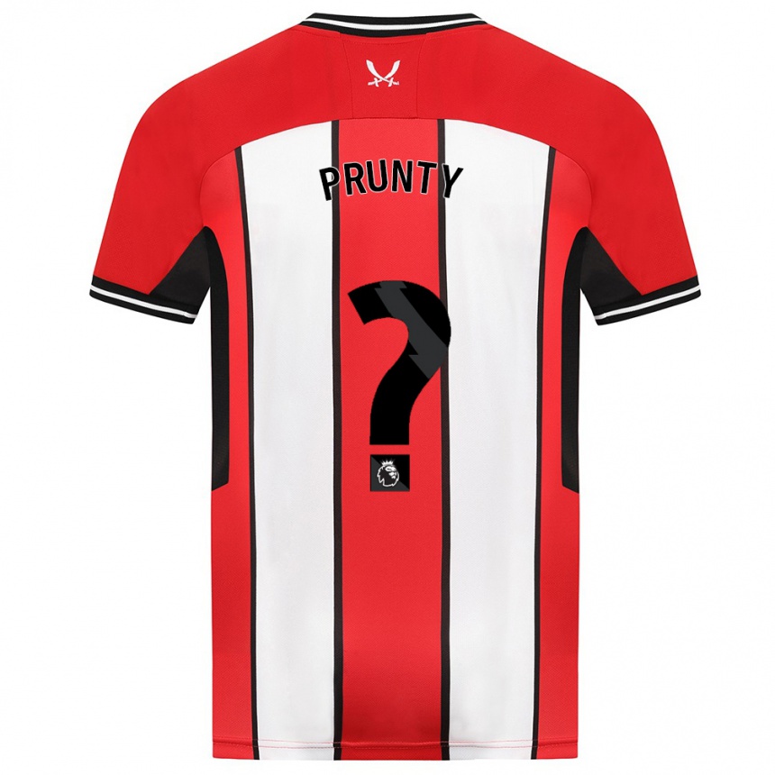 Herren Fußball Jayden Prunty #0 Rot Heimtrikot Trikot 2023/24 T-Shirt Luxemburg