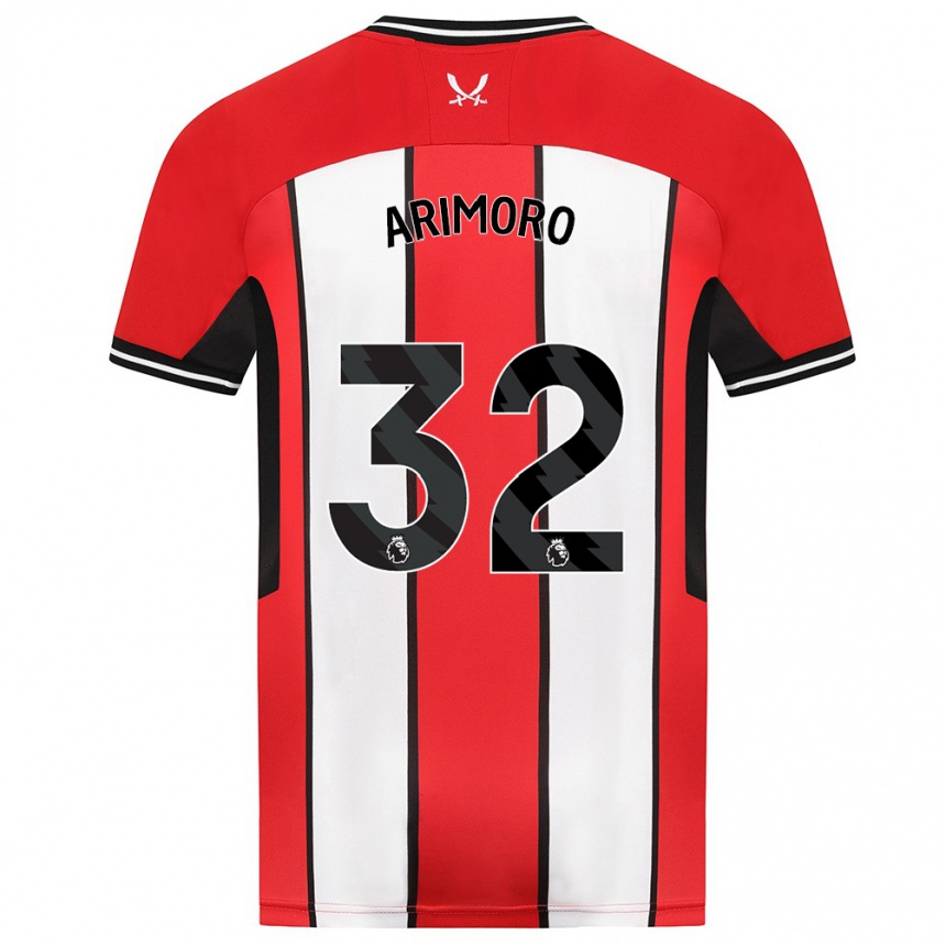 Herren Fußball Juliet Khinde Adebowale-Arimoro #32 Rot Heimtrikot Trikot 2023/24 T-Shirt Luxemburg