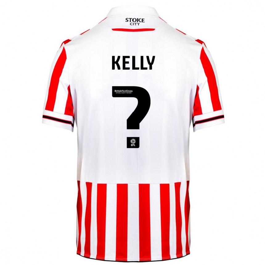 Herren Fußball Gabriel Gartside-Kelly #0 Rot-Weiss Heimtrikot Trikot 2023/24 T-Shirt Luxemburg