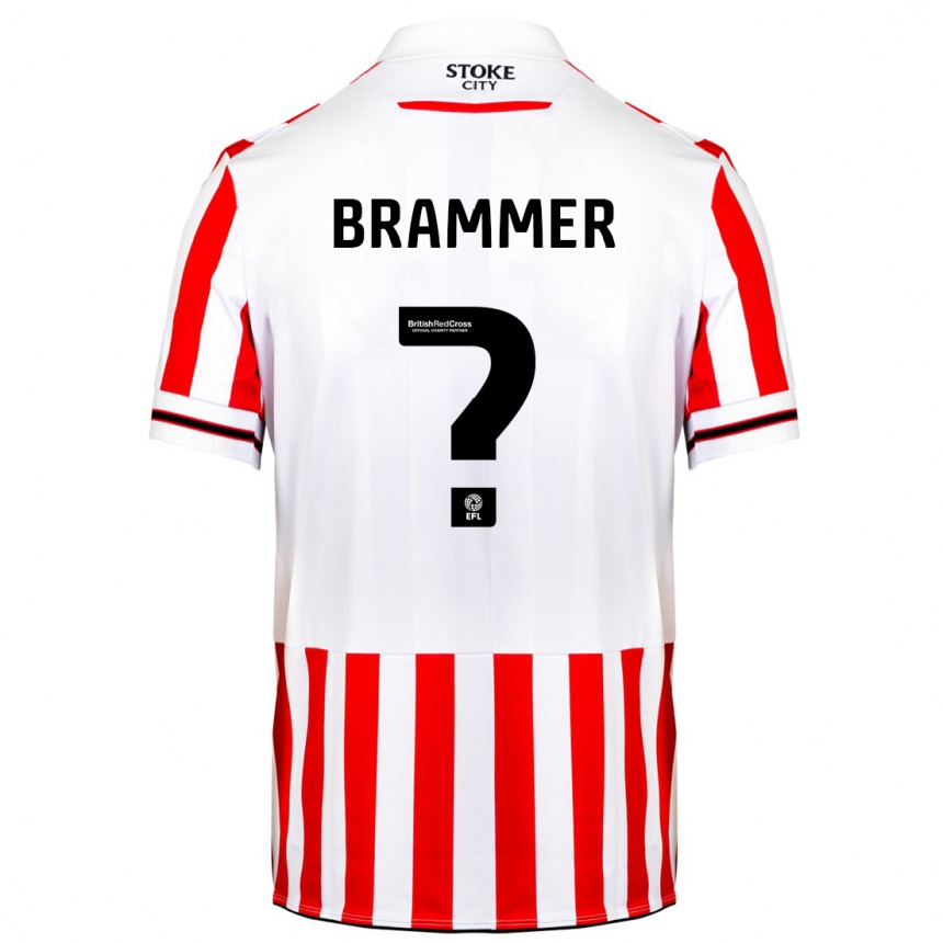 Herren Fußball Ruben Brammer #0 Rot-Weiss Heimtrikot Trikot 2023/24 T-Shirt Luxemburg