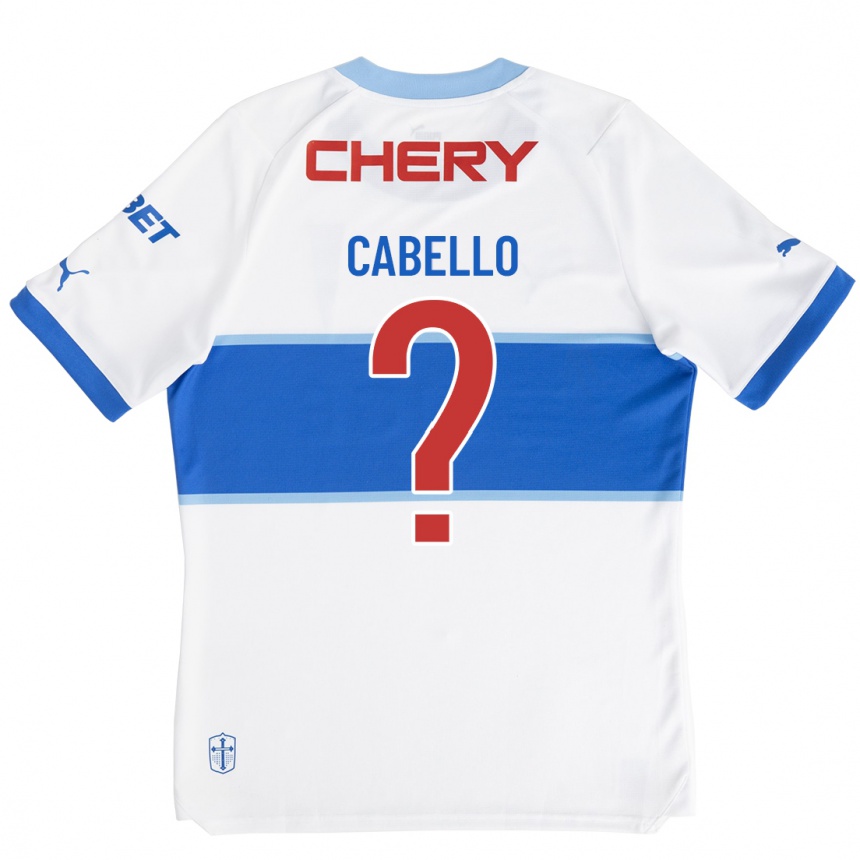 Herren Fußball Sergio Cabello #0 Weiß Heimtrikot Trikot 2023/24 T-Shirt Luxemburg