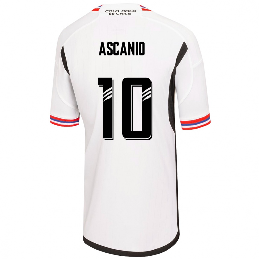 Herren Fußball Yusmery Ascanio #10 Weiß Heimtrikot Trikot 2023/24 T-Shirt Luxemburg