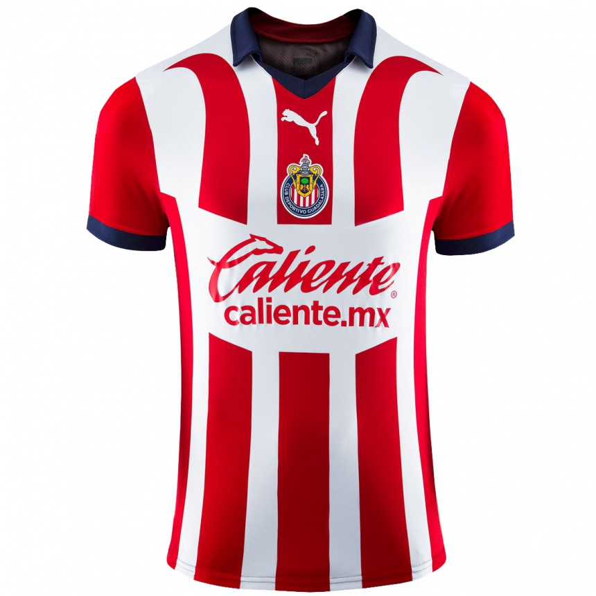 Herren Fußball Daniel Ríos #7 Rot Heimtrikot Trikot 2023/24 T-Shirt Luxemburg