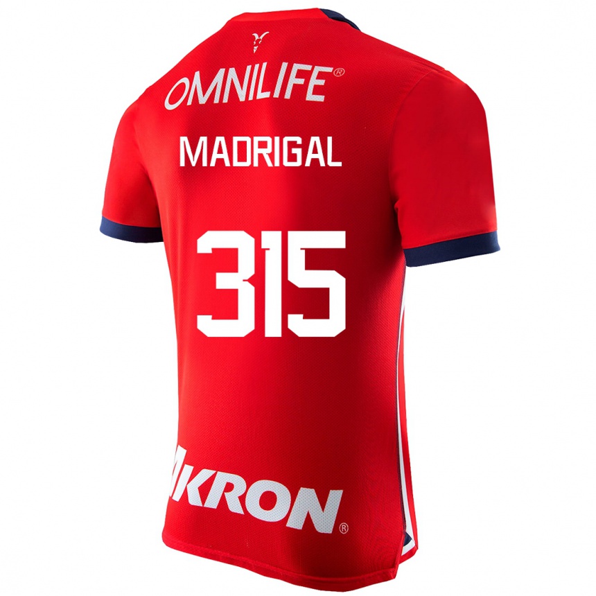 Herren Fußball David Madrigal #315 Rot Heimtrikot Trikot 2023/24 T-Shirt Luxemburg