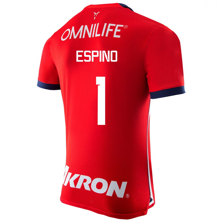 Herren Fußball Celeste Espino #1 Rot Heimtrikot Trikot 2023/24 T-Shirt Luxemburg