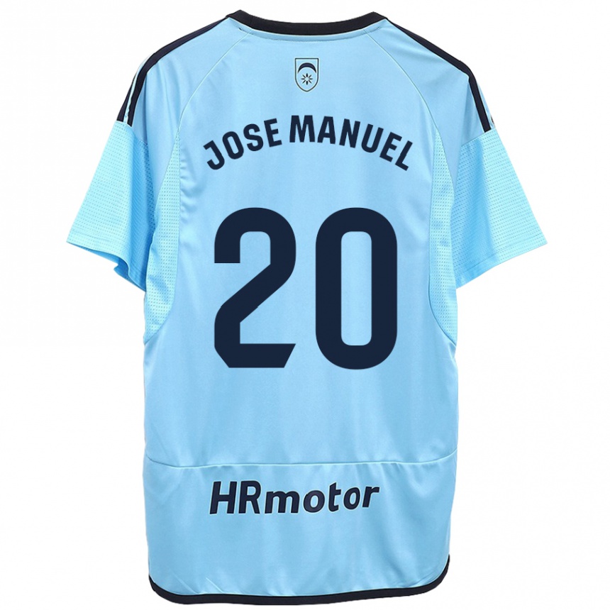 Herren Fußball José Manuel Arnáiz #20 Blau Auswärtstrikot Trikot 2023/24 T-Shirt Luxemburg