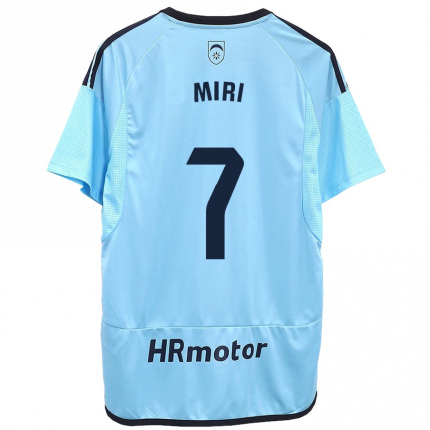 Herren Fußball Miriam Rivas Pinto #7 Blau Auswärtstrikot Trikot 2023/24 T-Shirt Luxemburg