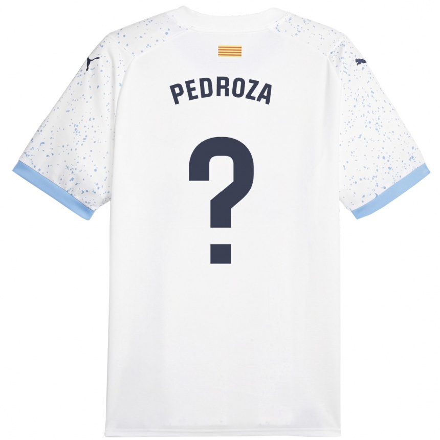 Herren Fußball Gerardo Pedroza #0 Weiß Auswärtstrikot Trikot 2023/24 T-Shirt Luxemburg