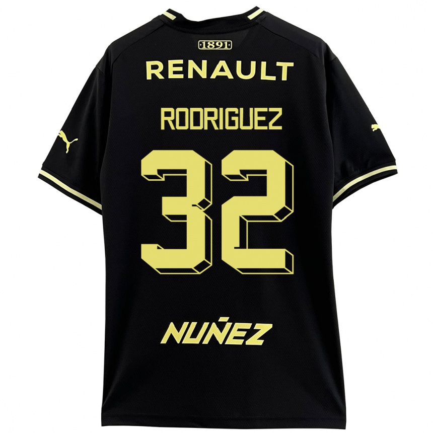 Herren Fußball Randall Rodríguez #32 Schwarz Auswärtstrikot Trikot 2023/24 T-Shirt Luxemburg