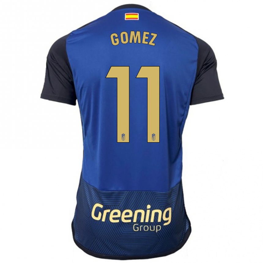 Herren Fußball Andrea Gómez #11 Marine Auswärtstrikot Trikot 2023/24 T-Shirt Luxemburg