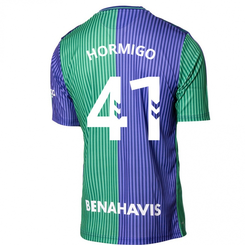 Herren Fußball Cintia Hormigo #41 Grün Blau Auswärtstrikot Trikot 2023/24 T-Shirt Luxemburg