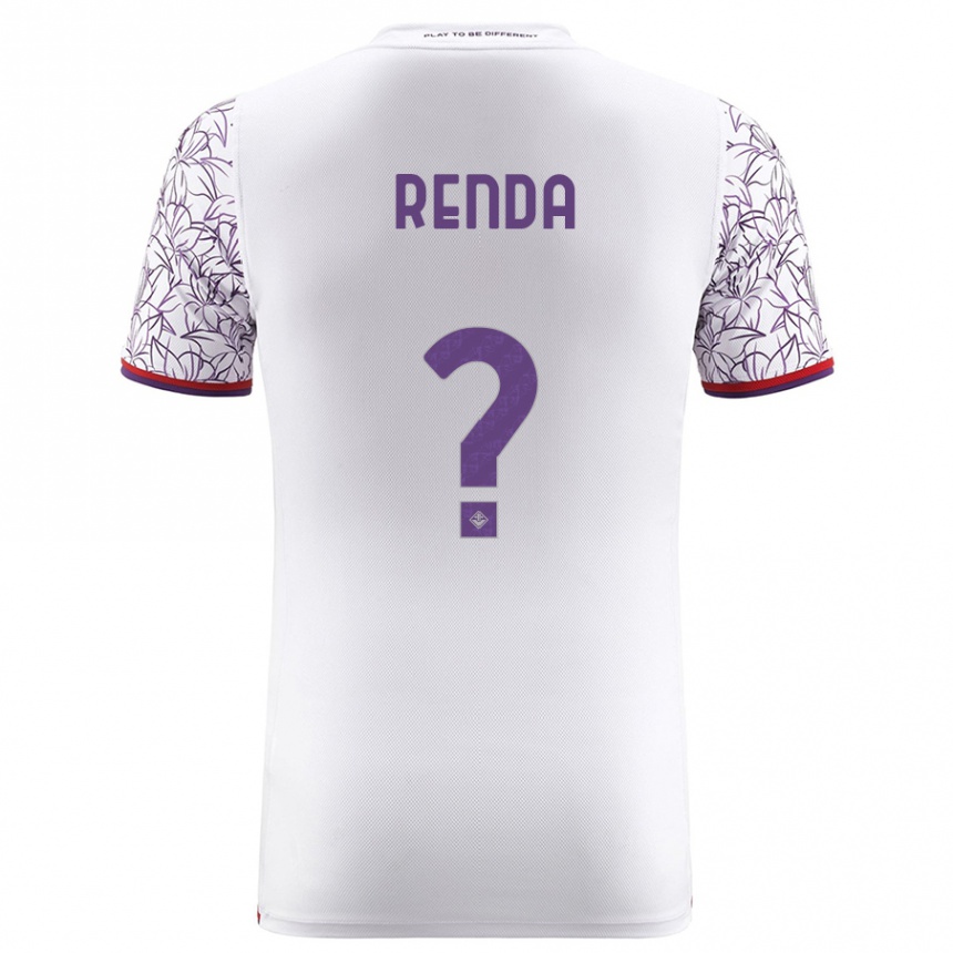 Herren Fußball Thomas Renda #0 Weiß Auswärtstrikot Trikot 2023/24 T-Shirt Luxemburg