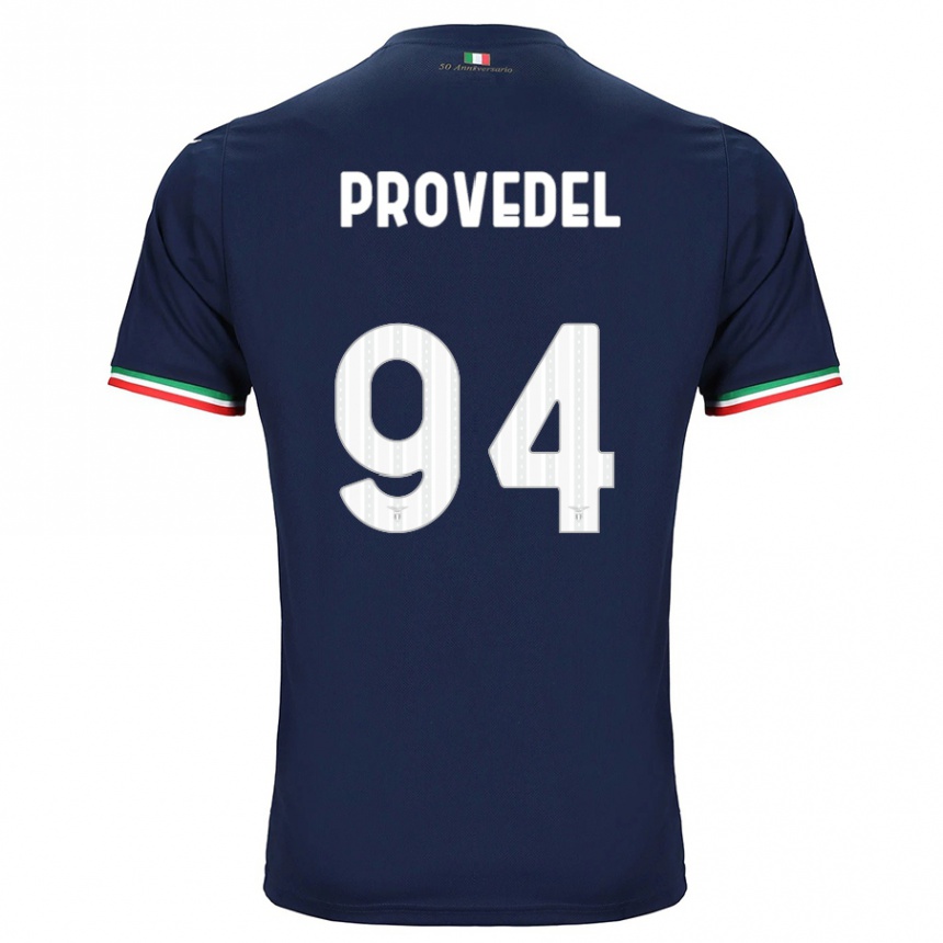 Herren Fußball Ivan Provedel #94 Marine Auswärtstrikot Trikot 2023/24 T-Shirt Luxemburg