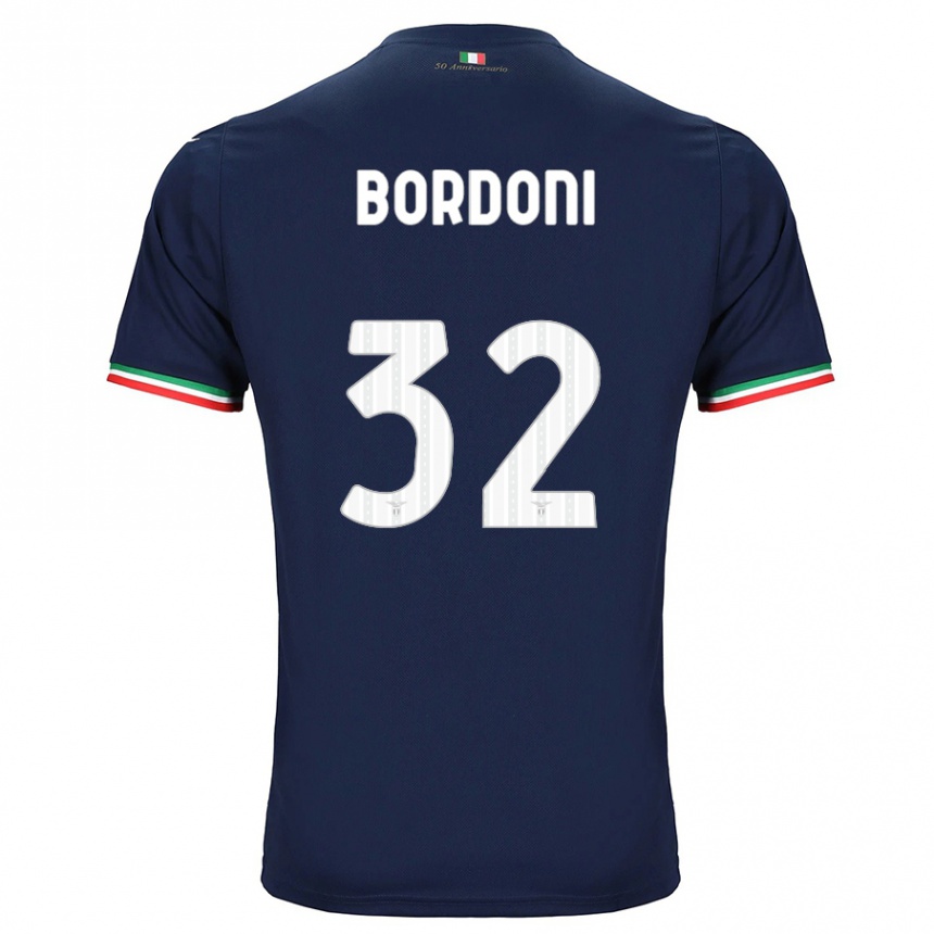 Herren Fußball Tommaso Bordoni #32 Marine Auswärtstrikot Trikot 2023/24 T-Shirt Luxemburg