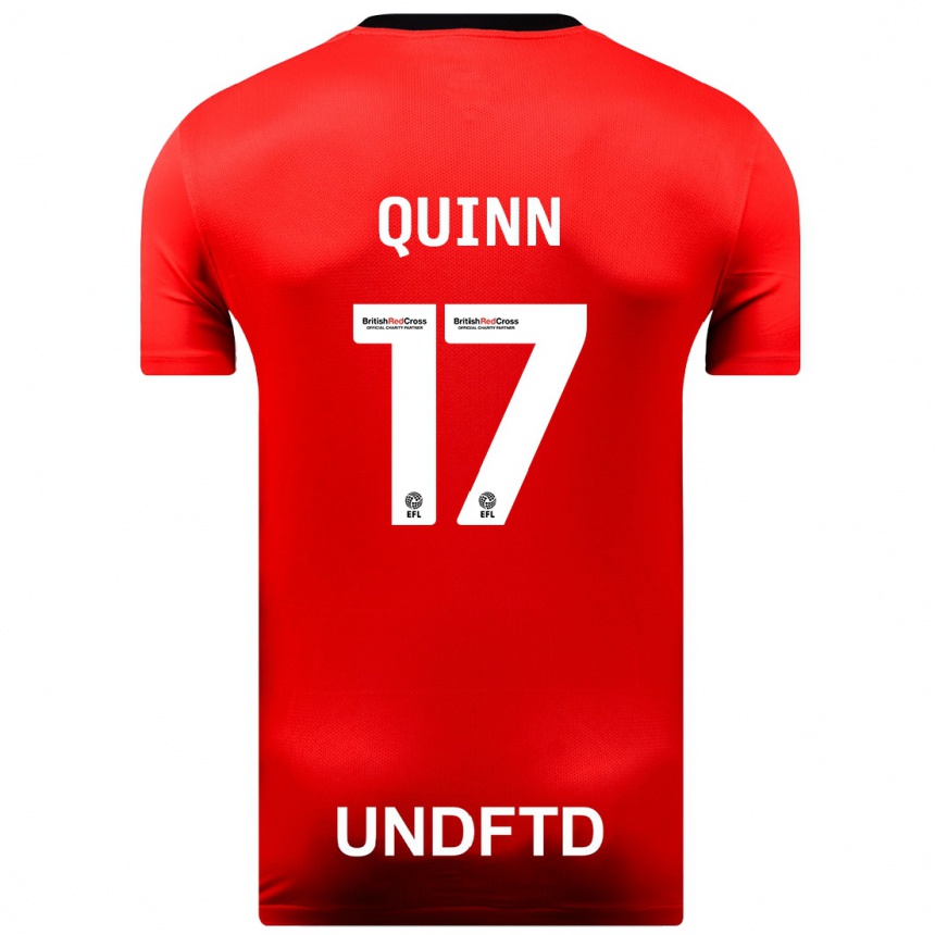 Herren Fußball Lucy Quinn #17 Rot Auswärtstrikot Trikot 2023/24 T-Shirt Luxemburg