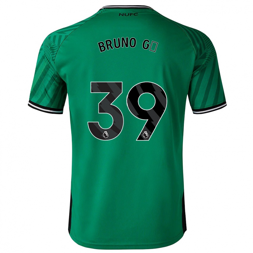 Herren Fußball Bruno Guimarães #39 Grün Auswärtstrikot Trikot 2023/24 T-Shirt Luxemburg