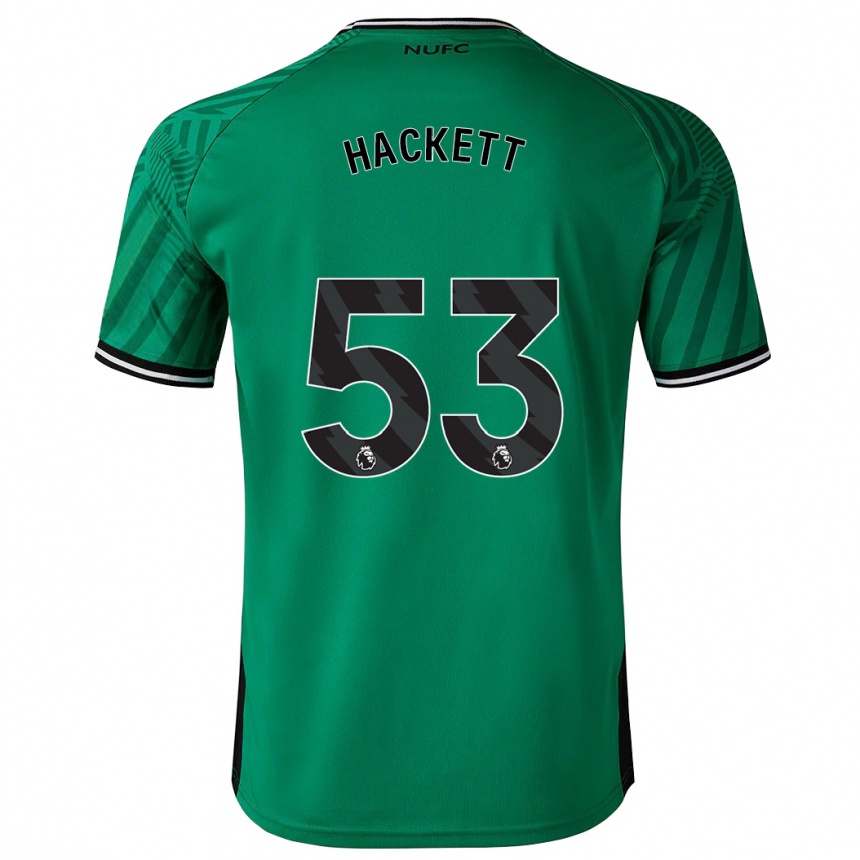 Herren Fußball Jordan Hackett #53 Grün Auswärtstrikot Trikot 2023/24 T-Shirt Luxemburg