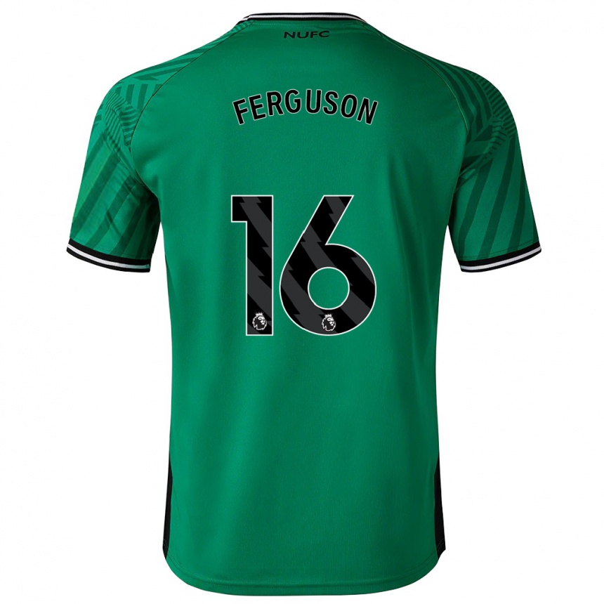 Herren Fußball Becky Ferguson #16 Grün Auswärtstrikot Trikot 2023/24 T-Shirt Luxemburg