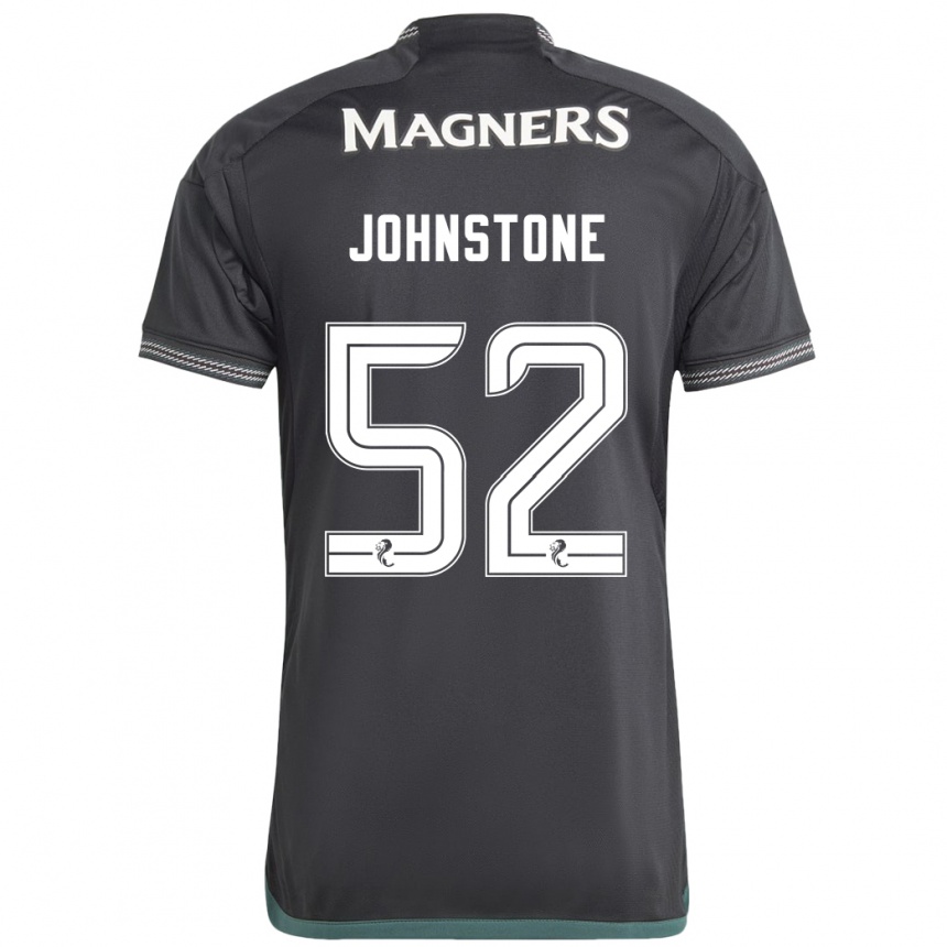 Herren Fußball Rachael Johnstone #52 Schwarz Auswärtstrikot Trikot 2023/24 T-Shirt Luxemburg